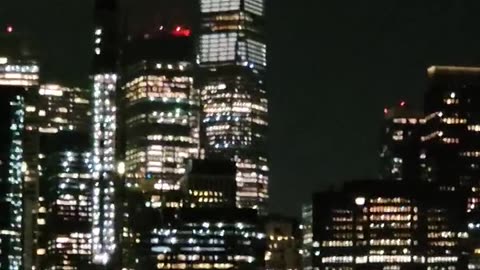 "Glimmering Nightscape: Exploring the Mesmerizing Night Lights of Manhattan"