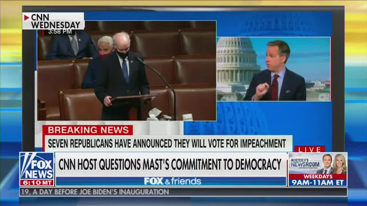 Double Amputee Rep. Mast Responds To CNN's Tapper After He Attacked Him