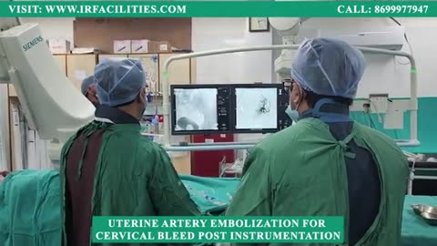 Uterine Artery Embolization for Cervical Bleed Post Instrumentation