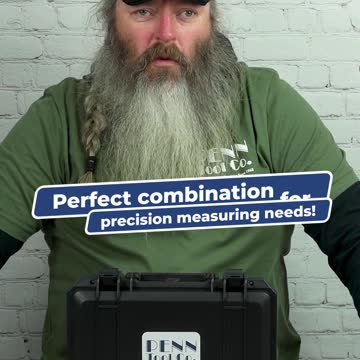 Penn Tool Measuring Tool Kit - Micrometer, Caliper and Heavy Duty Case.