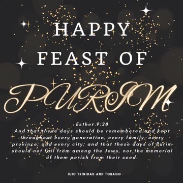 Do You Know About The Feast Of Purim? Well, You Should! It's Your History!