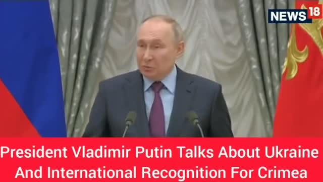 Russia Ukraine War Update | Putin English Speech on Ukraine and Crimea | Putin News