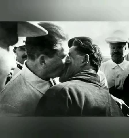 Commies are Homosexuals' The socialist fraternal kiss was a special form of greeting