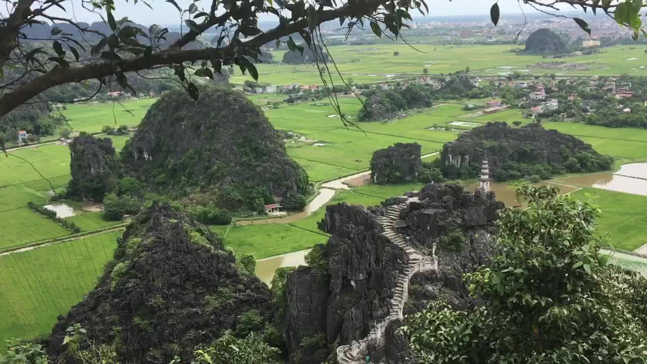 Ninh Binh bird eye's view