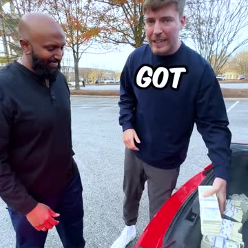 Keep track of $10,000 in the trunk and keep it. FOLLOW FOR MORE