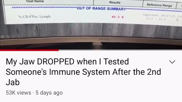 Changes in the adaptive imune system after 1./2. shot in a patient