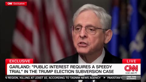 Garland admits to Election Interference on CNN Jan 19, 2024