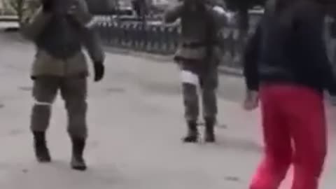 Ukrainian and Russian military