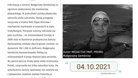 Małgorzata Gębicka - kolejna śmierć młodej osoby