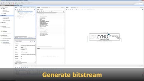 Back to back minimal project Zynq MPSoC ZCU102 eval board