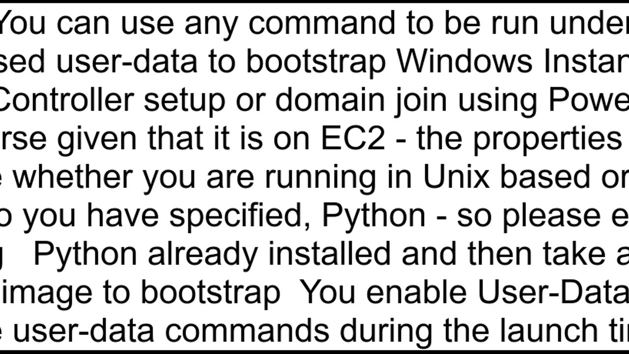 Issue in running userdata script AWS EC2