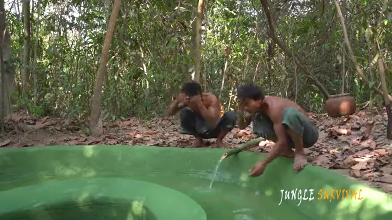 Building The Most Mysterous Deep Hole Underground Swimming Pool