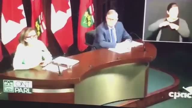 ONTARIO Chief Medical Officer Dr. Yaffe exposed for just following her script.