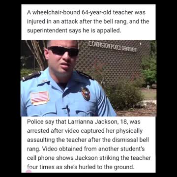 Excellent high IQ 18 year old 10th grader attacks teacher