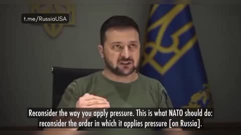 Zelensky calling for NATO nuking Russia?