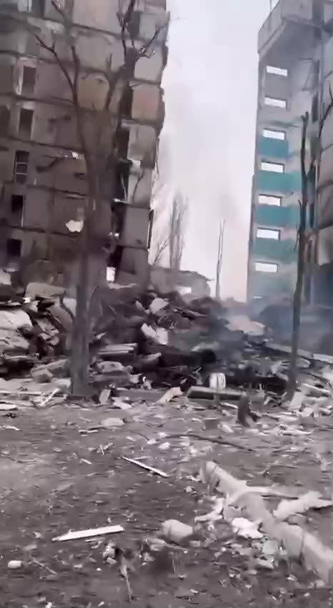 Это один из районов Авдеевки, многоквартирных домов