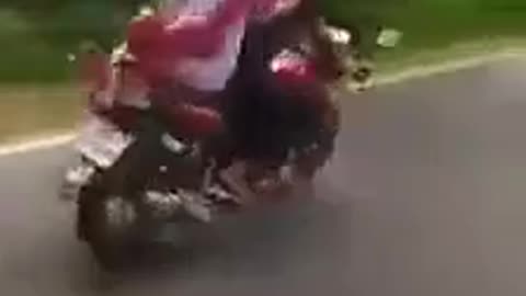 Funny bike riding video