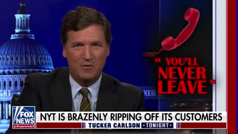 Tucker Carlson takes a look at one way the New York Times manages to retain its subscriber numbers