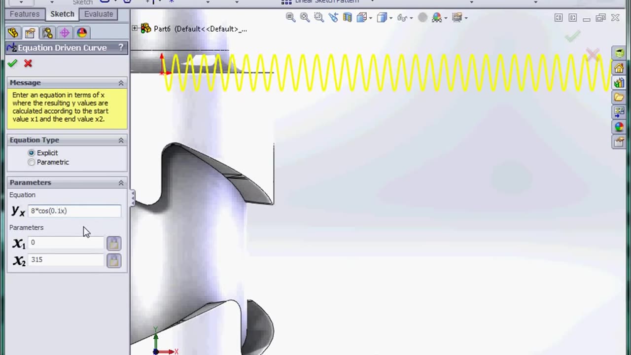 Creating CAM with Wrap
