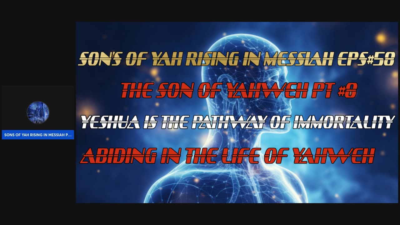 SON'S OF YAH RISING IN MESSIAH EPS#58 THE SON OF YAHWEH PT8