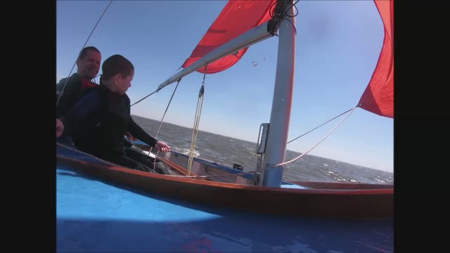 GP14 saliling dinghy