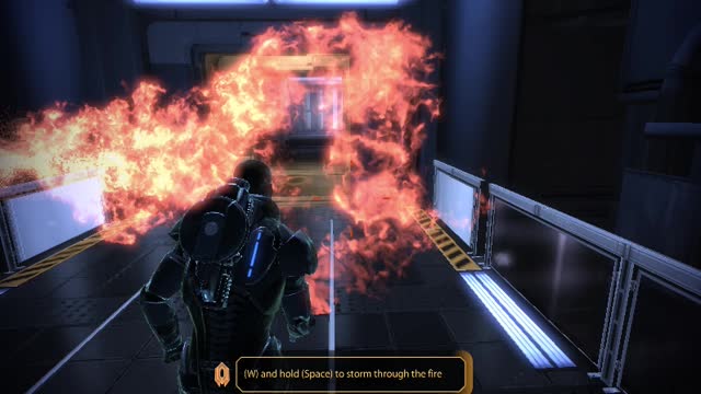 Miranda Directing Shepard To Safety In Cerberus Base Mass Effect 2 Mod Game-play