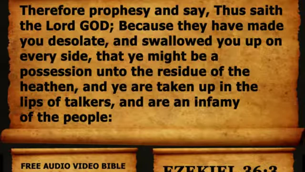 Bible Book 26. Ezekiel Complete 1-48, King James Version (KJV) Read Along Bible