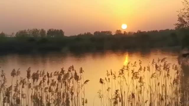 Like sunset; when dusk falls on me; only light and hope