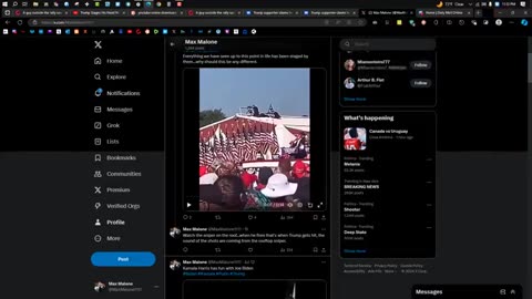 TRUMP STAGES HIS HEAD WOUND - TOTAL FALSE FLAG