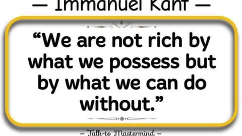 We are not rich...