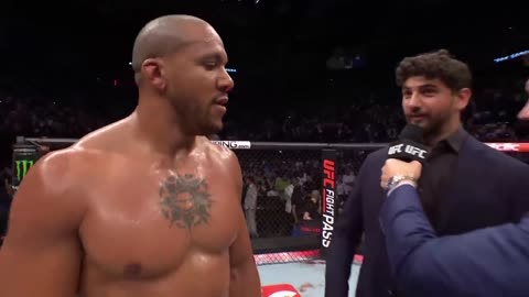 Ciryl Gane Octagon Interview _ UFC Paris