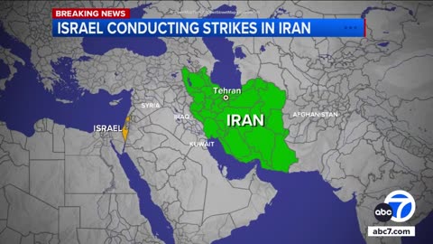 Israeli military launches strikes on military targets in Iran, officials say