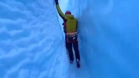 Taking the ice tunnel to the summit of Everest