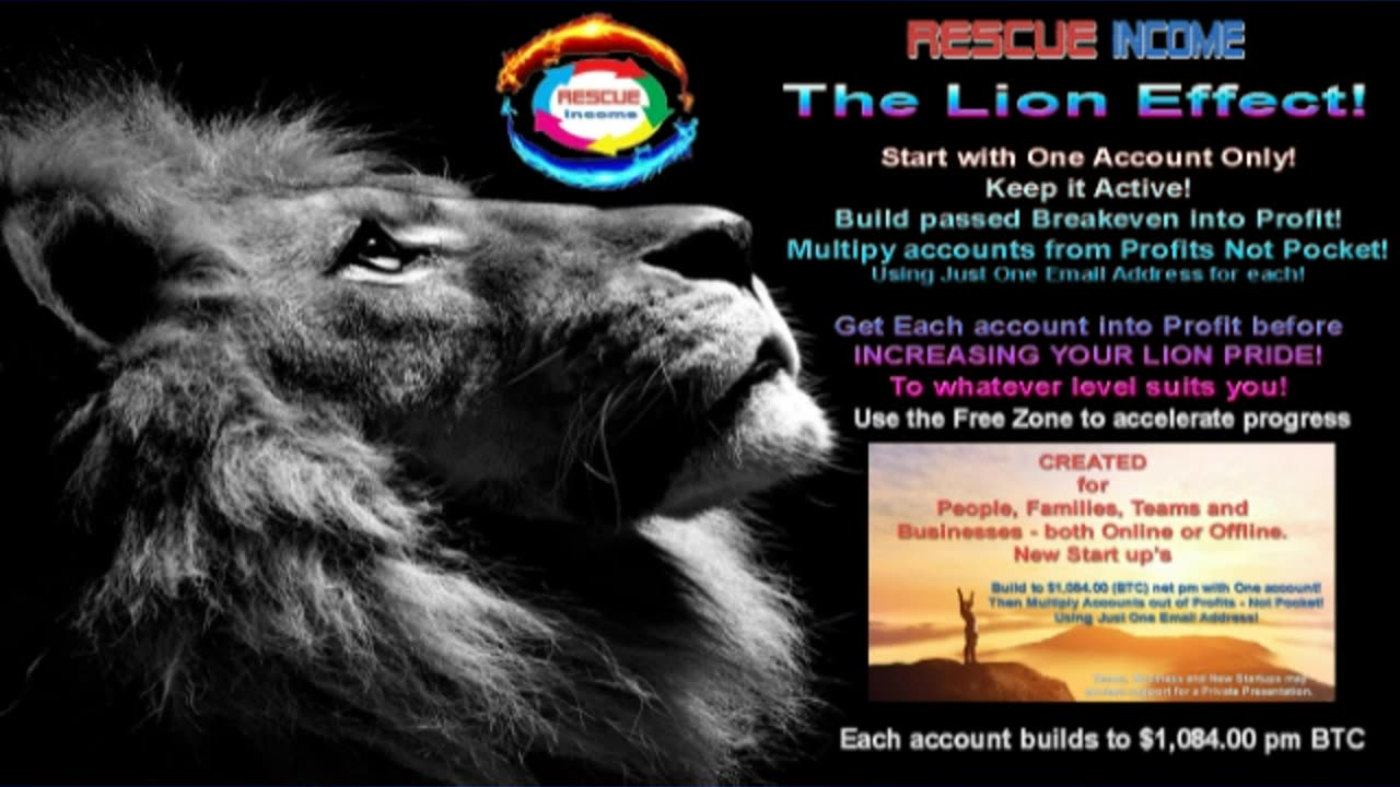 Awaken The Lion Within with Rescue Income