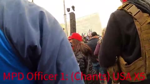 Leaked J6 Footage Shows DC Metro Cop Encouraging People to Go Towards The Capitol