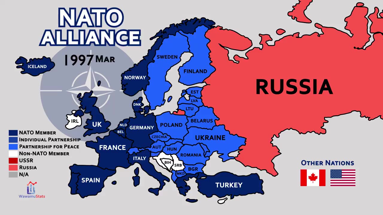 it was NATO, the laughably named "Defensive Alliance" that expanded onto Russias borders