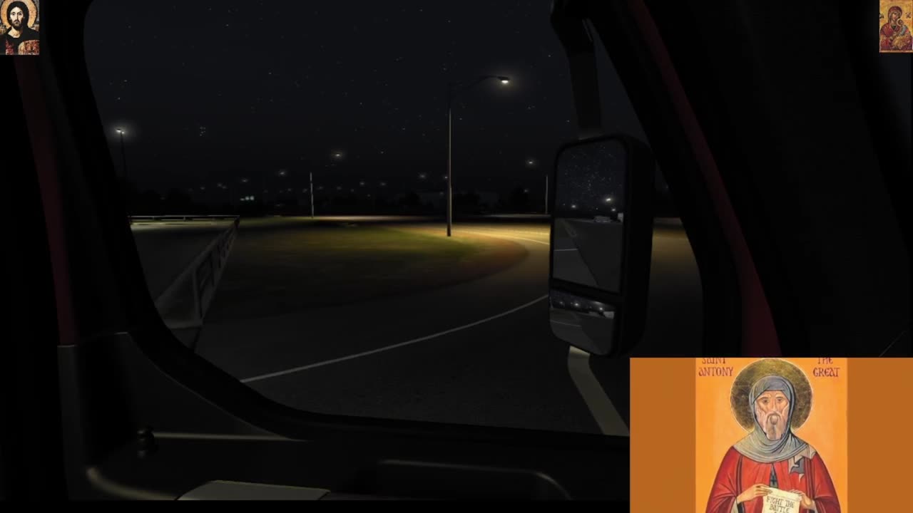 American Trucking Simulator and Orthodox Christian Content! Mysteries of the Jesus Prayer!