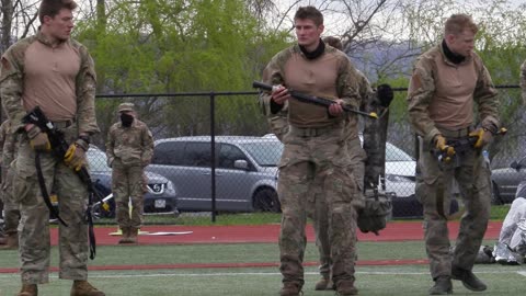 Teams Participate in Annual Sandhurst Military Competition