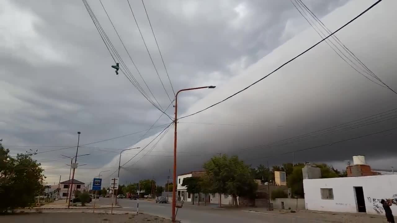 Giant Cloud Over the Entire City