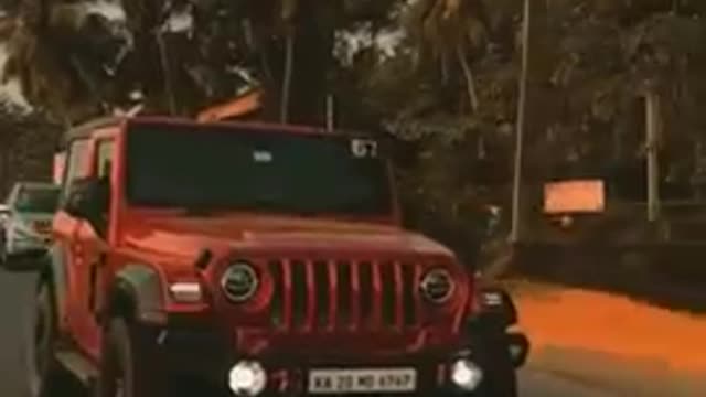 Mahindra thar whatsApp status