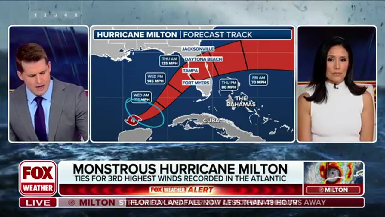 Hurricane, Storm Surge Warnings Expand Across Florida As Dangerous Milton Takes Aim At State