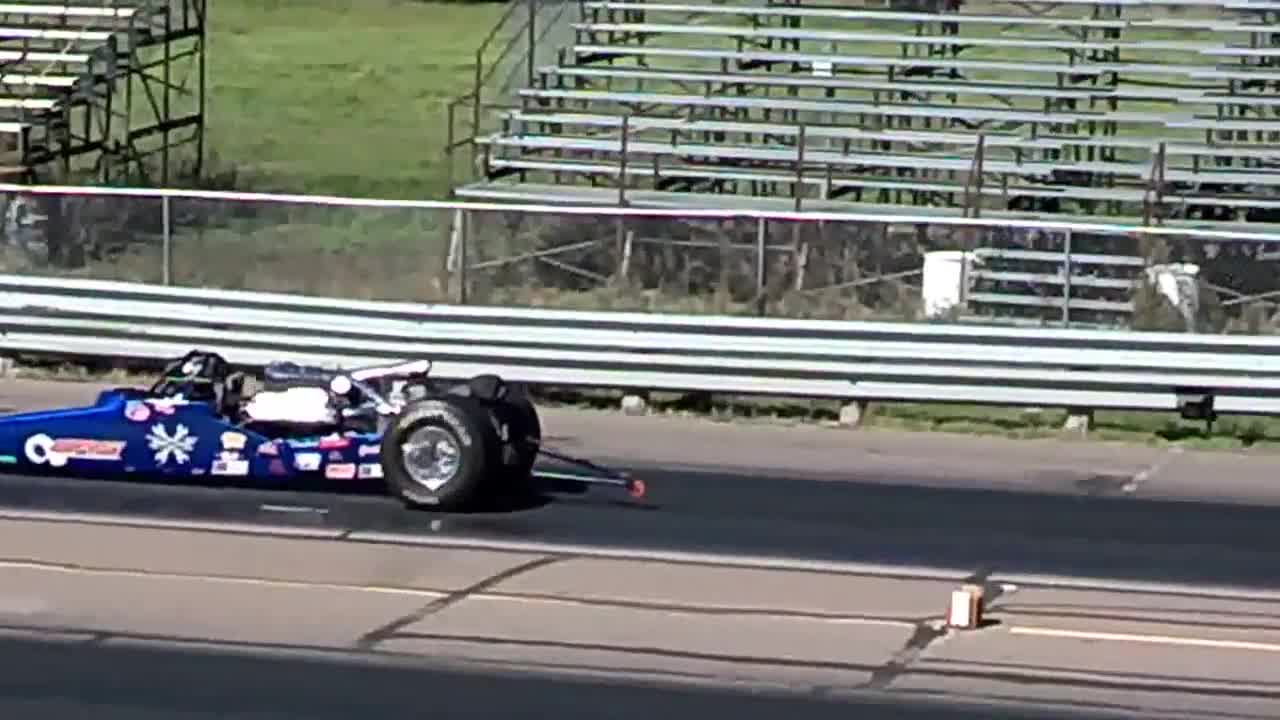 Supra powered Dragster at the original Thunder Valley Dragways