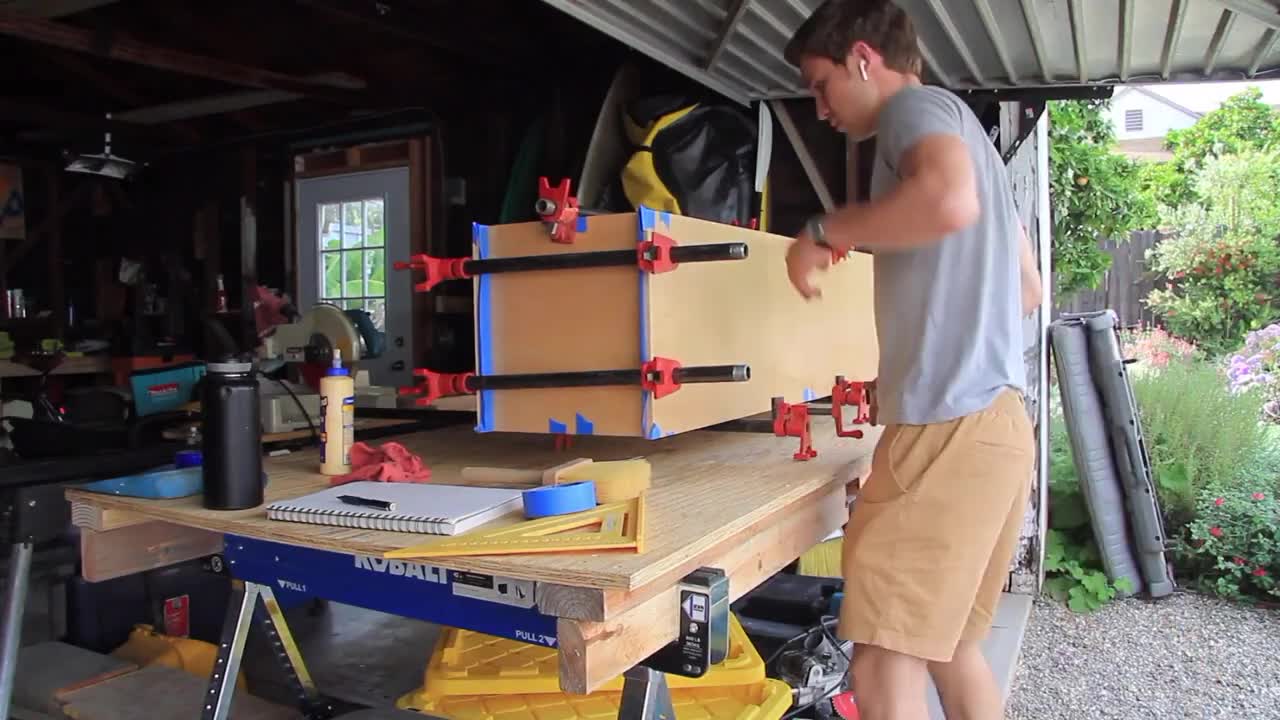 DIY Modern Plywood TV Stand // Woodworking Projects