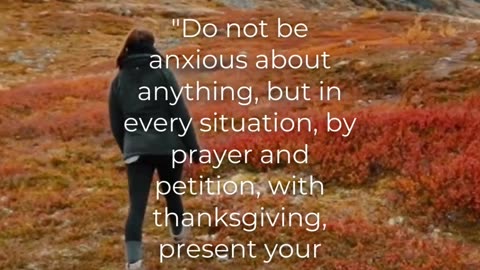 When anxiety strikes, seek refuge in prayer. God's presence is our ultimate comfort.