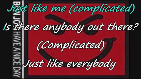 Bon Jovi - Complicated {karaoke wrong or right}