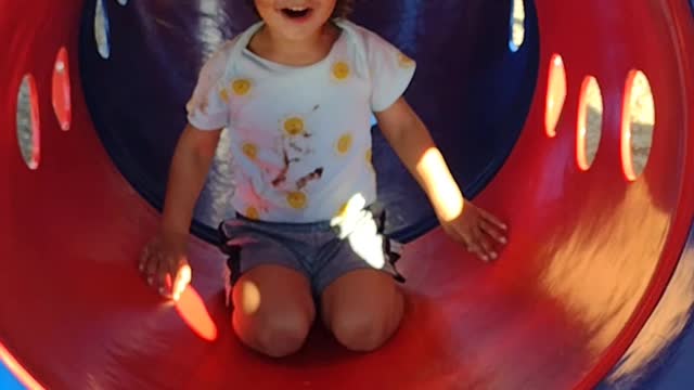 Toddler at the playground