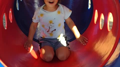 Toddler at the playground