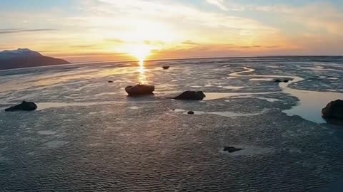 Relaxingmagicalsunshine#alaska#sunset