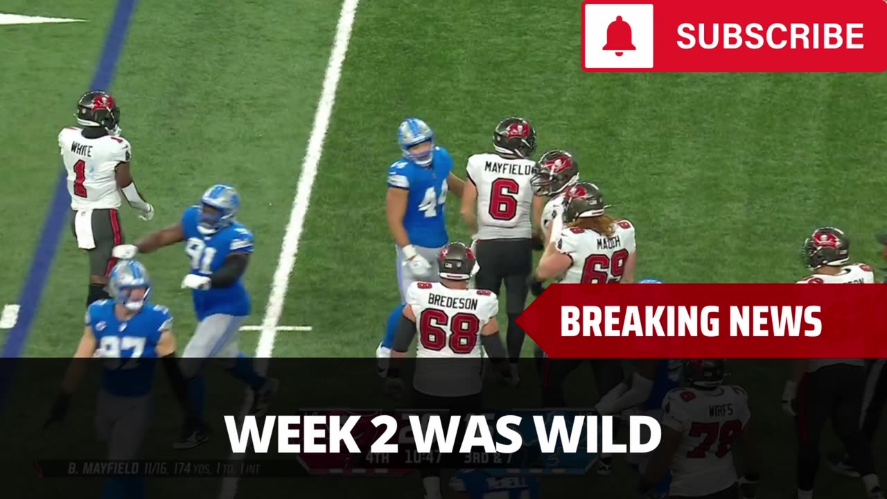 NFL Week 2 Was Wild