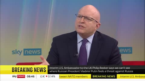 US Ambassador Philip Reeker: 'We're not going to war with Russia - we want to support Ukraine'